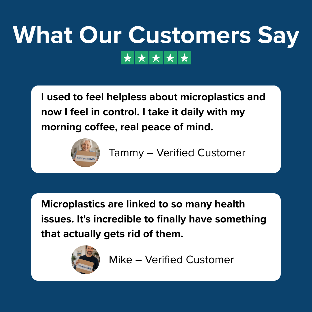 What our customers say - 5 star reviews from verified MicroplasticMD customers
